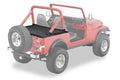 Jeep 1980-1986 CJ7; 1987-1991 Wrangler YJ; NOTE For Supertop (bows folded down)