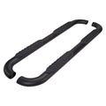 4" OVAL BENT SIDE BAR BLK