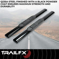 5'' OVAL STRAIGHT BAR BLK
