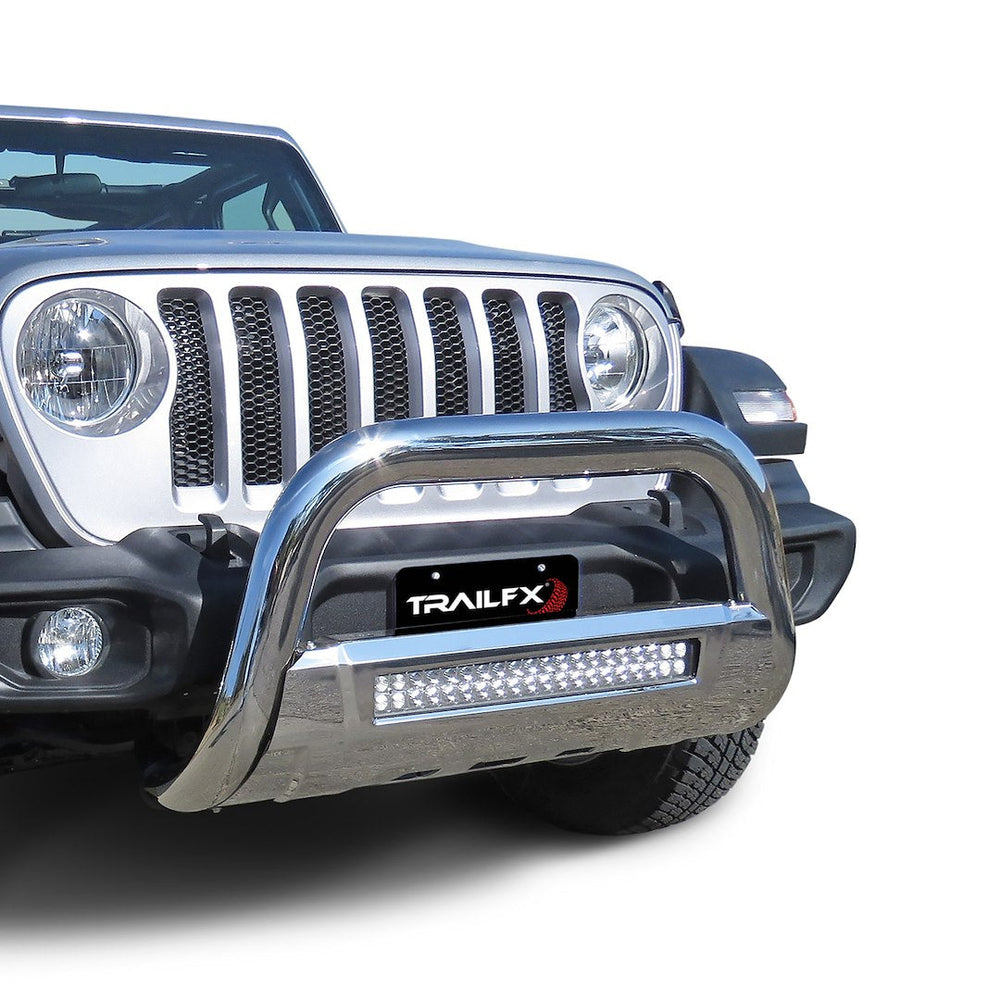 3.5" OVAL BULL BAR W. LIGHT OP PSS