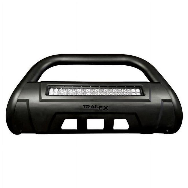 3.5" OVAL BULL BAR W. LIGHT OP BLK
