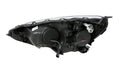 1213 PRIUS C PROJECTOR HEADLIGHTS W/ PLANK STYLE DESIGN BLACK CLEAR