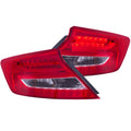 1213 CIVIC LED TAIL LIGHTS RED/CLEAR