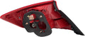 1213 CIVIC LED TAIL LIGHTS RED/CLEAR