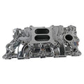 Edelbrock Chevy SB Performer EPS Intake Manifold w/ Oil Fill Tube - Chrome Plasma