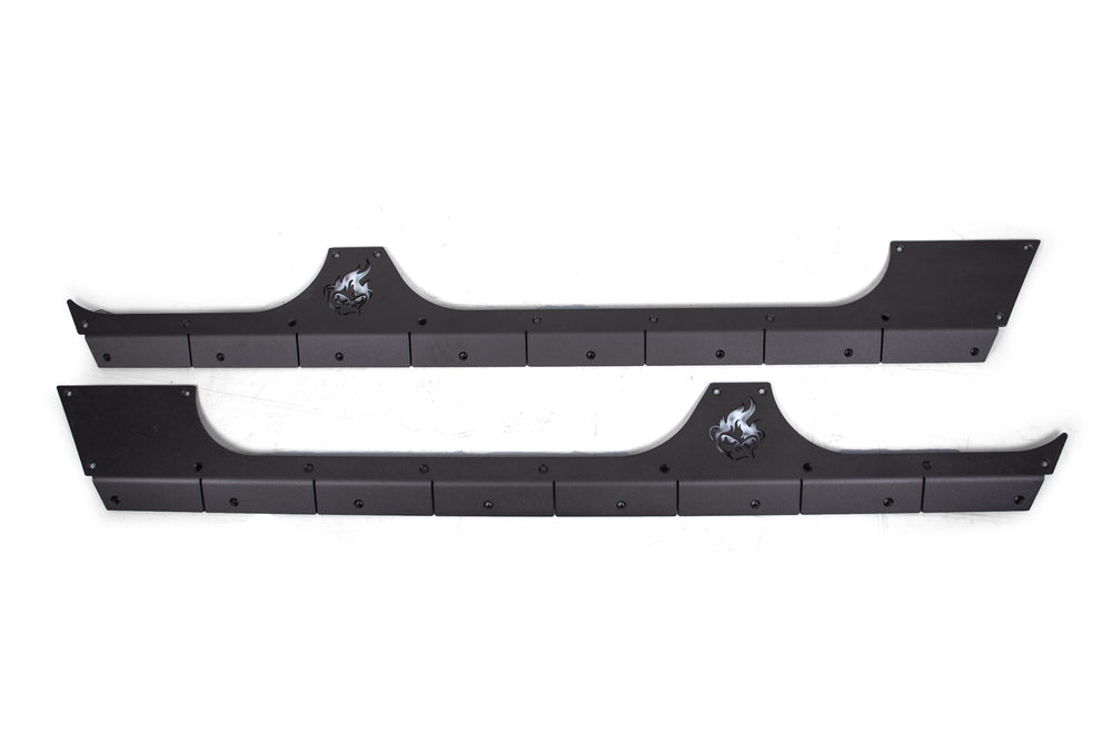 0718 JEEP WRANGLER JK 4 DR ROCKER BODY CLADDING
