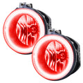 Oracle 13-14 Ford Mustang Shelby/Roush/GT500 LED Fog Light Halo Kit - Red