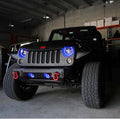 Oracle 07-17 Jeep Wrangler LED Fog Light Halo Kit - Blue