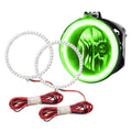 Oracle 07-08 Chrysler Aspen LED Fog Light Halo Kit - Green