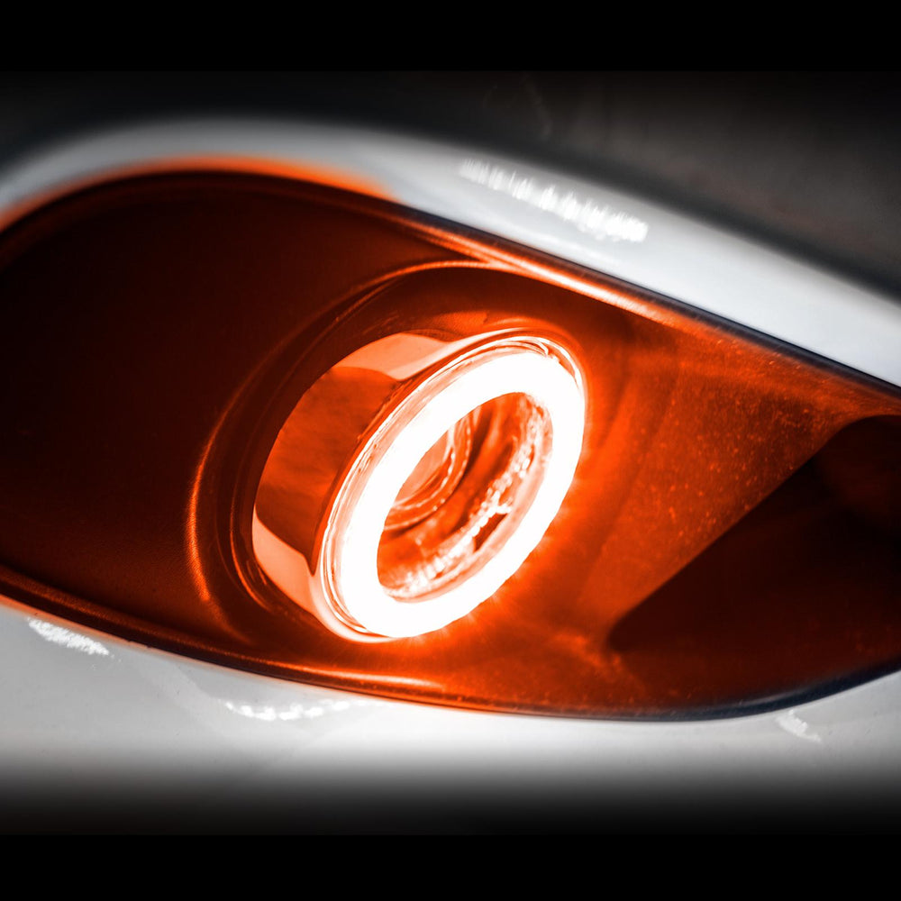 ~(4 lbs. 9X9X2)~ Ford Mustang Shelby Bumper 2010-2012 ORACLE LED Waterproof Fog Halo Kit