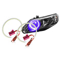 Oracle 06-11 Honda Civic Sedan LED Headlight Halo Kit - UV/Purple