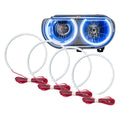 Oracle 08-14 Dodge Challenger LED Projector Headlight Halo Kit - Blue