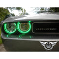 Oracle 08-14 Dodge Challenger LED Projector Headlight Halo Kit - Green