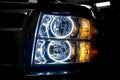 ~(3 lbs. 8X8X2)~ Chevrolet Silverado 2007-2013 ORACLE LED Halo Kit Round Style