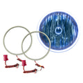 Oracle 07-17 Jeep Wrangler Surface Mount LED Headlight Halo Kit - Blue