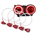 Oracle 03-09 Jaguar XJ LED Headlight Halo Kit - Red