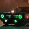 Oracle Lighting 97-06 Jeep Wrangler TJ Pre-Assembled LED Halo Headlights -Red