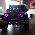 Oracle Lighting 97-06 Jeep Wrangler TJ Pre-Assembled LED Halo Headlights -Red