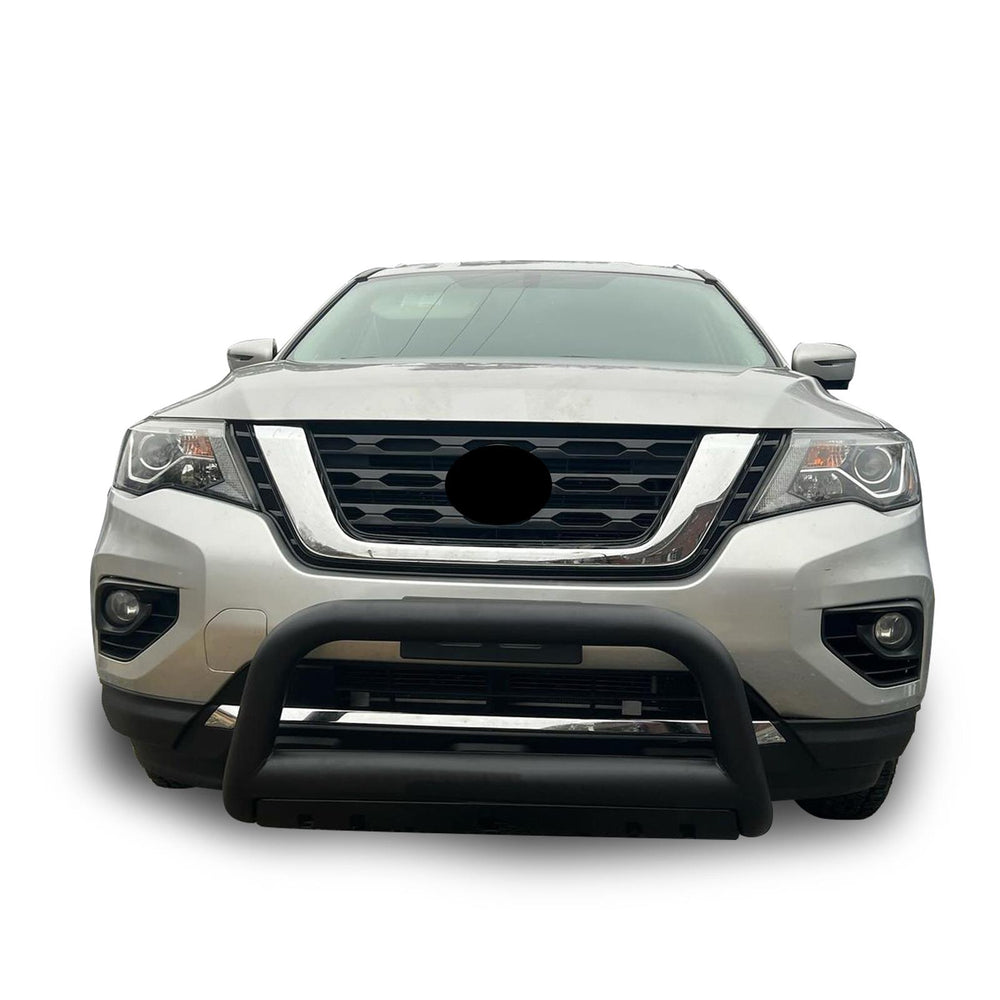BULL BAR BLACK STEEL SKID PLATE