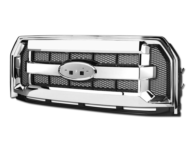 1517 F150 EXCL. MODEL WITH FRONT CAMERA FRONT GRILLE CHROME/BLACK