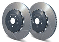 GiroDisc 10-13 Audi TT RS (8J) Zinc Plated Slotted Front Rotors