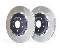 GiroDisc 2020+ Chevrolet Corvette Z51 (C8) Zinc Plated Slotted Rear Rotors