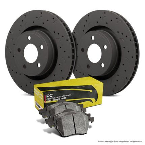 GiroDisc 2020+ Toyota GR Supra w/ 3.0L Front Titanium Pad Shields