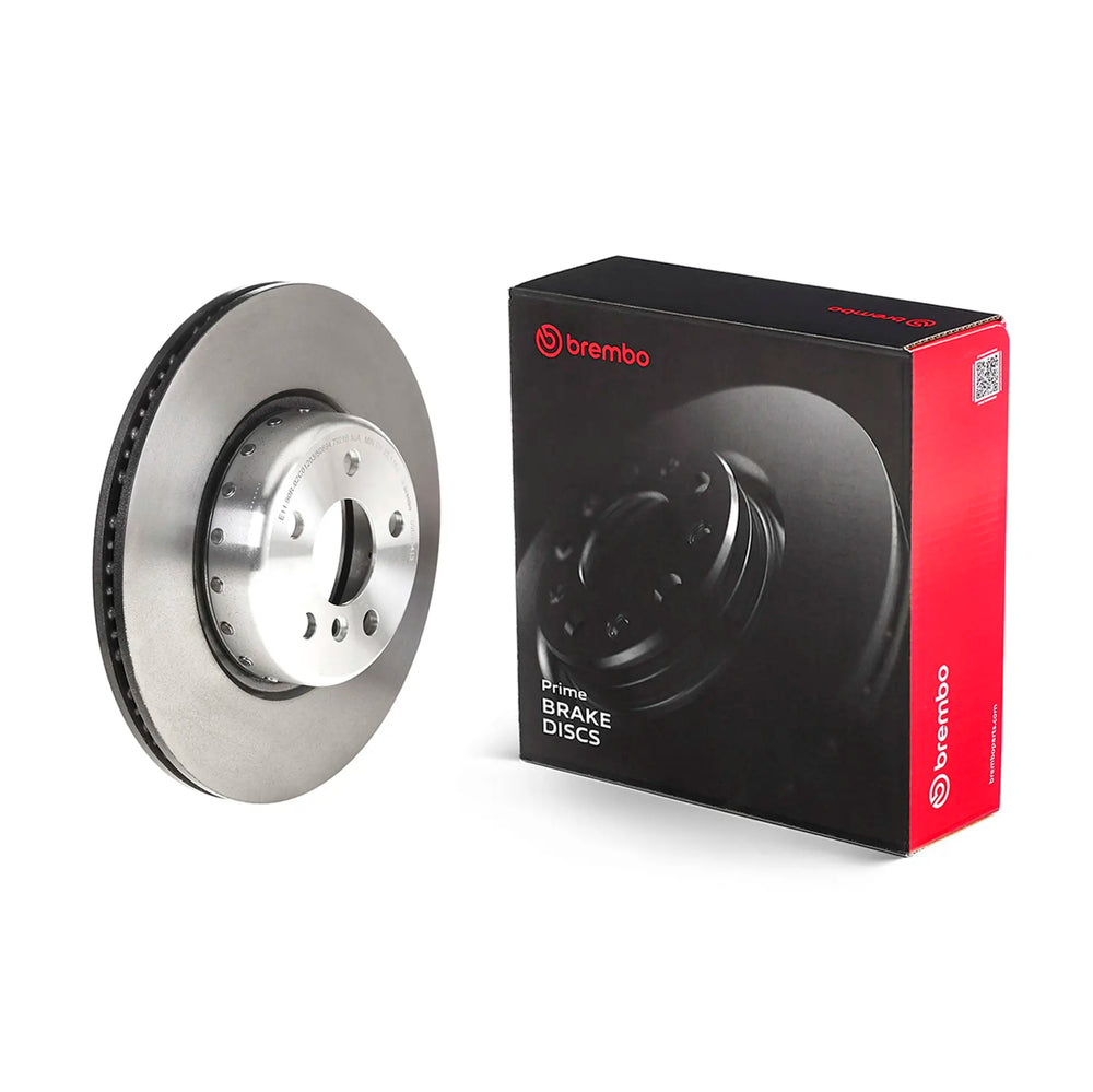 Brembo 2021 BMW 330e/330e xDrive/19-21 330i/330i xDrive Front Premium UV Coated OE Equivalent Rotor