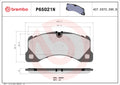 Brembo 11-18 Porsche Cayenne/15-18 Macan/10-13 Panamera Front Premium NAO Ceramic OE Equivalent Pad