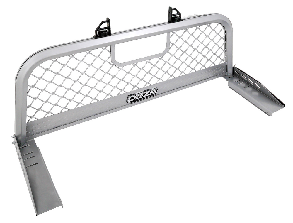 15C COLORADO/CANYON/RANGER WD FRONT TRUCK CAB RACK W/MESH BLACK ALUMINUM
