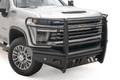 Chevy 2500-3500 HD Black Steel Elite front full guard w/ tow hooks