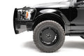 1820 F150 BLACK STEEL FULL GRILL GUARD W/ TOW HOOKS