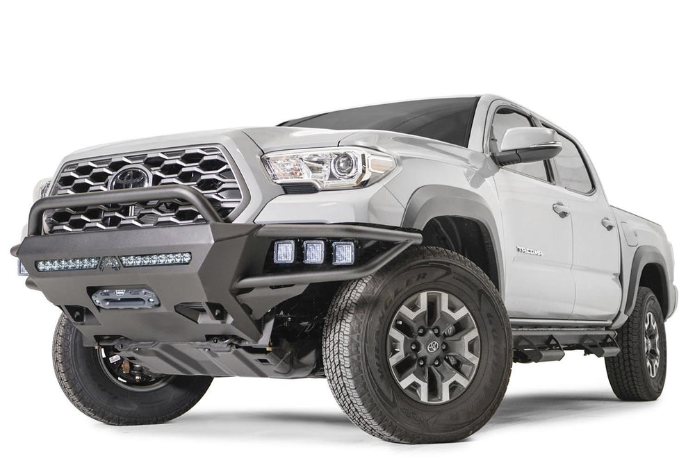 16-C TACOMA FRONT WINCH BUMPER WITH PRE-RUNNER GUARD