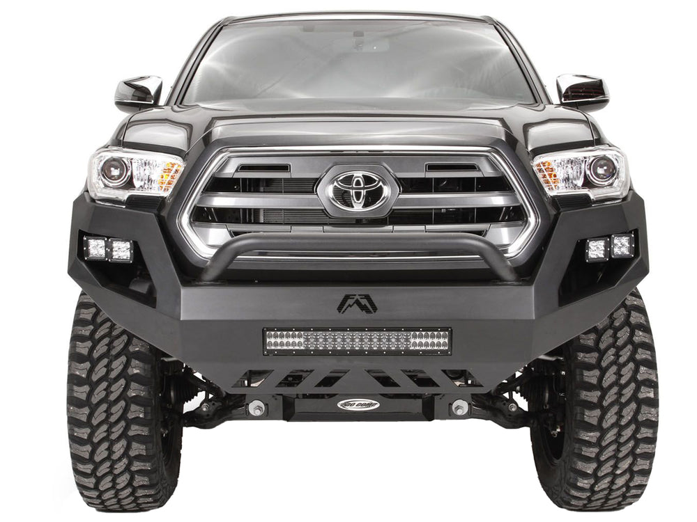 16C TOYOTA TACOMA VENGEANCE FRONT BUMPER W/ LOW PRERUNNER GUARD MATTE BLACK