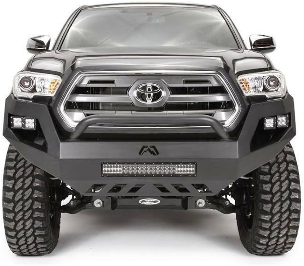 16-C TOYOTA TACOMA WINCH MOUNT W HIGH PRE-RUNNER GUARD(SENSORS MUST BE UNDER GRILLE EMBLEM)