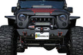 0717 WRANGLER FRONT BUMPER ONLY STUBBY(REV. VERSION) WINCH STYLE