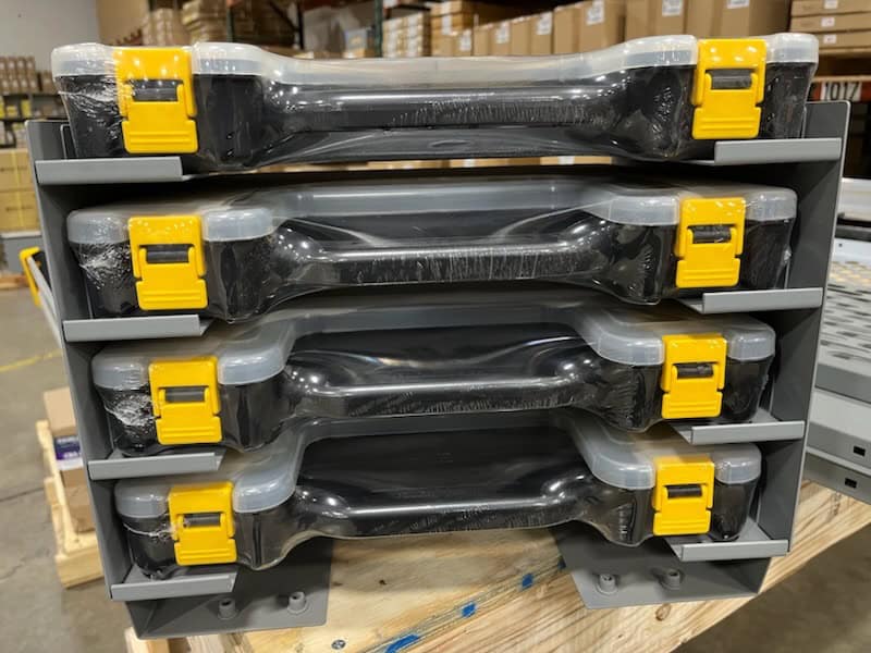 STL4 TOTE SHELF CAB 4- 40350 TOT IN