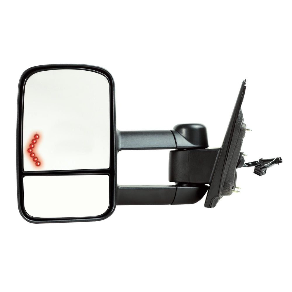 1415 CHEVROLET SILVERADO/ GMC SIERRA PICKUP 1500 EXTENDABLE TOWING MIRROR W/ LED ARROW DRIVER SIDE