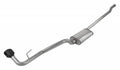 ~(50 lbs. 60X12X12)~ Cat-Back Exhaust System 2020 Jeep JT Gladiator Single side exit 2.5 in Intermediate And Tail Pipe Street Pro Mufflers/Hardware Incl black Tip Incl Pypes Exhaust
