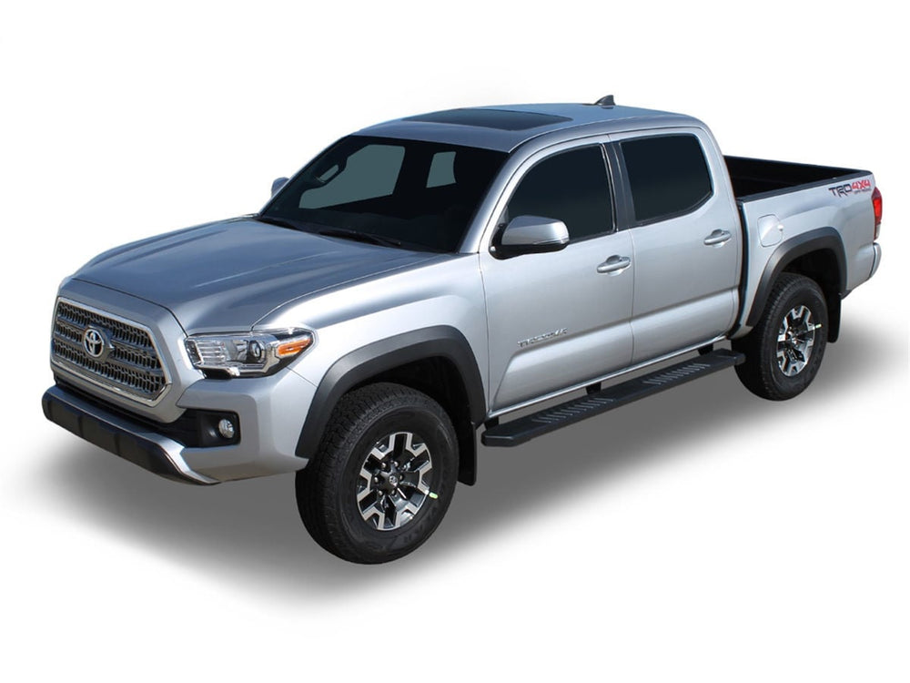 05C TACOMA DOUBLE CAB 6IN BLACK TEXTURED ALUMINUM OEM RUNNING BOARDS