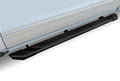 0718 SILV/SIERRA 1500/0719 SILV/SIERRA 2500/3500 EXT/DBL CAB 5IN BLK TEXT ALUM TREAD STEPS