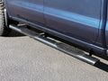 19C SILVERADO/SIERRA 1500 CREW CAB 5IN BLK TXT ALUM OVAL STEP BARS