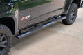 1522 COLORADO/CANYON CREW CAB 5IN BLACK TEXTURED ALUMINUM OVAL STEP BARS