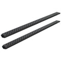 05C TACOMA EXT/ACCESS CAB 6.5IN SAWTOOTH SLIDE TRACK RUNNING BOARDS BLACK TXT ALUM