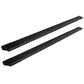 19C RAM 1500 QUAD CAB 5IN OEM STYLE FULL TREAD SLIDE TRACK RUNNING BOARDS BLACK TEXTURED ALUMINUM