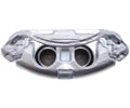 DISC BRAKE CALIPER AND BRACKET ASSY
