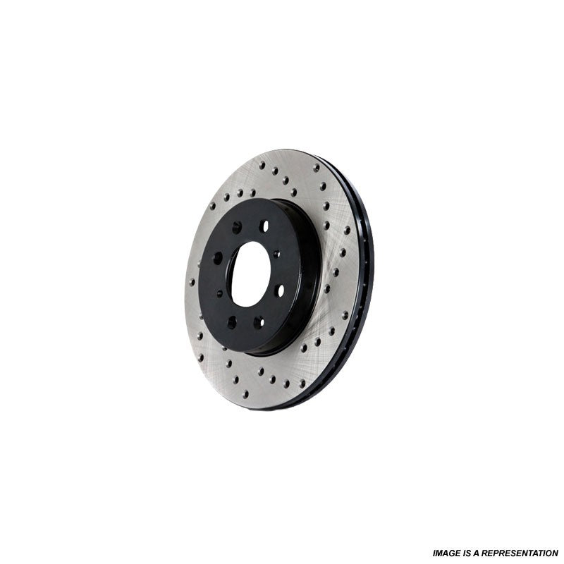 Sport Axle Pack; Drilled; Front w/BL