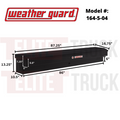 87IN LOSIDE BOX ALUM GLOSS BLK 6.5 CU FT