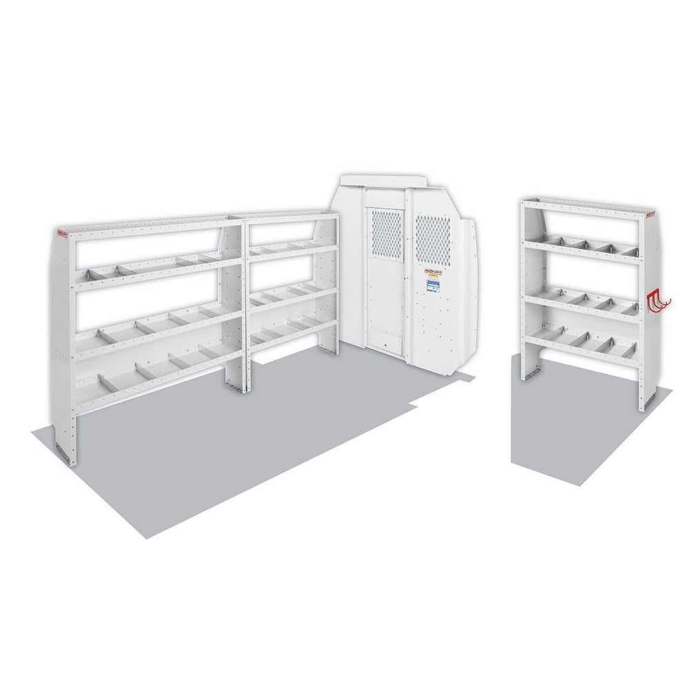 COMMERCIAL SHELVING PACKAGE FOR HIGHROOF 136 WB PROMASTER
