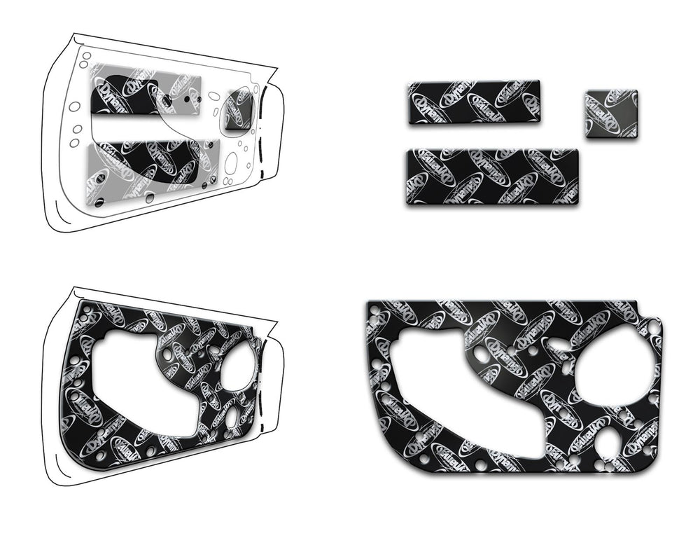 2021C FORD F150 DYNAMAT XTREME CC DOOR KIT